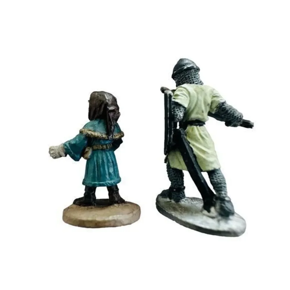 Ral Partha Miniature Fantasy AD&D‎ Hand Painted 1979 Set Of 4